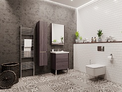 Акватон Мебель для ванной Стоун 60 грецкий орех – фотография-2